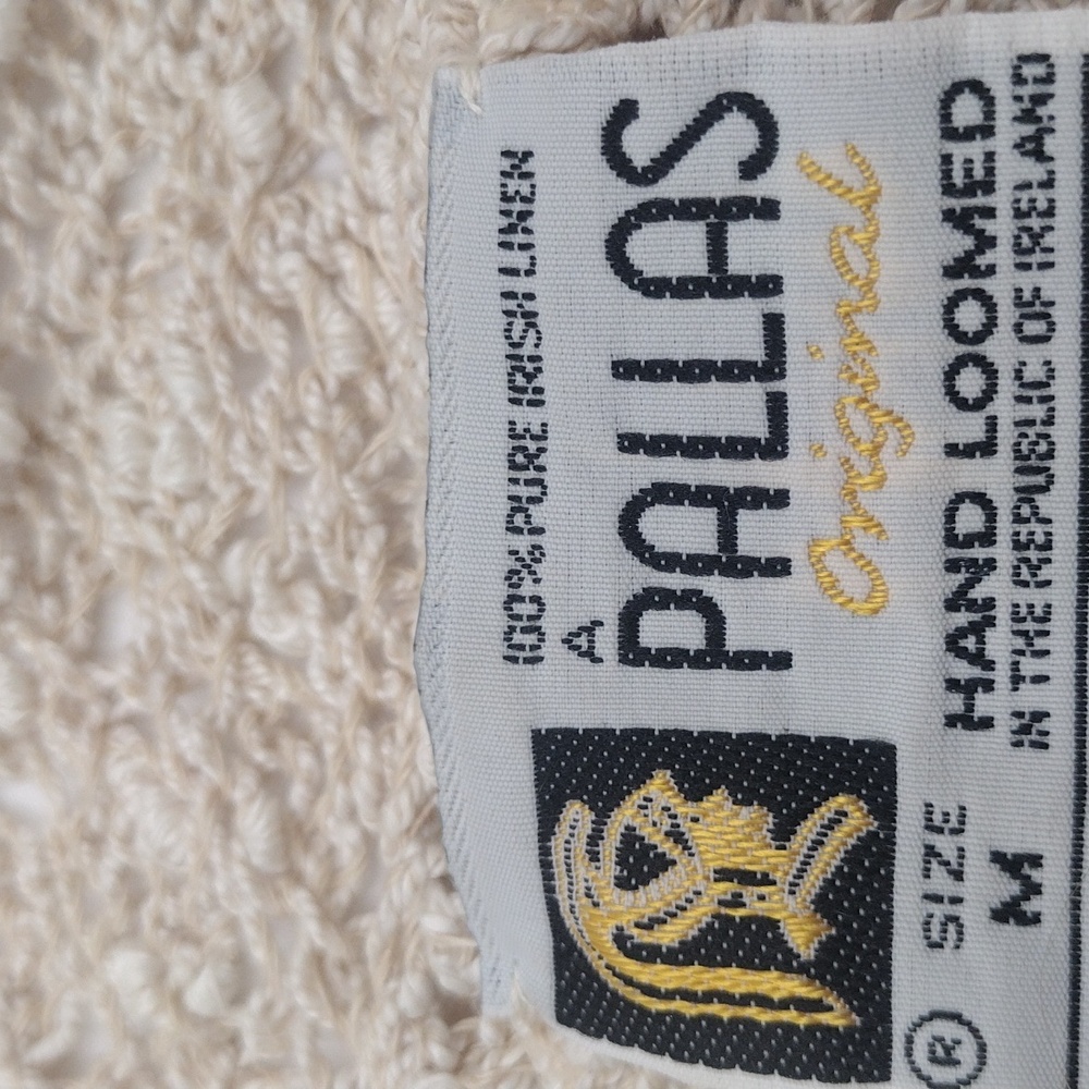Pallas Hand Loomed Linen Shawl